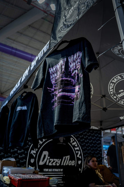 GENESIS X MUSTANG ACID WASH TEE