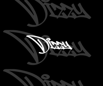 JUST DIZZY DECAL